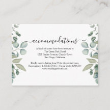 hotellrum i Eucalyptus Greenery Bröllop