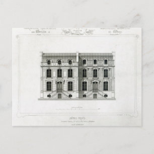 Hotels Prives, 10 och 12 Rue Balzac, Paris Vykort