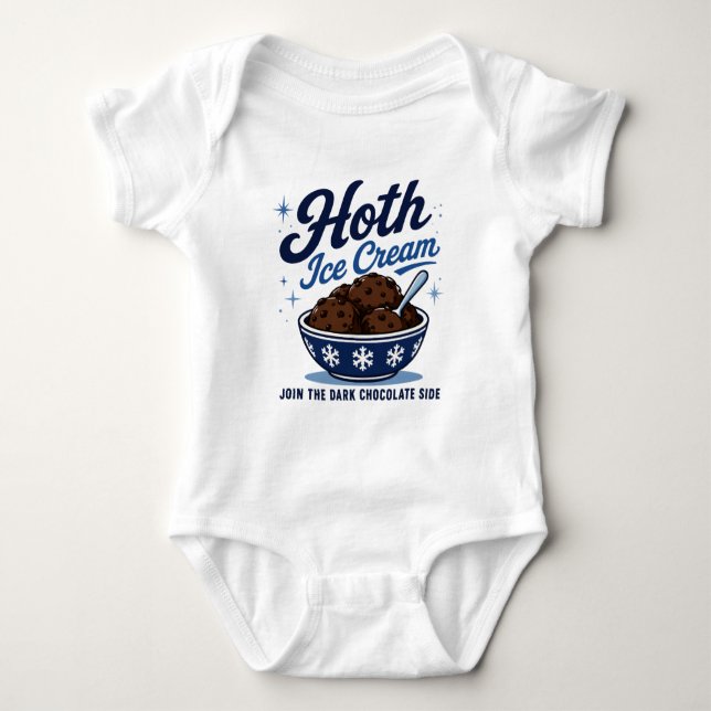 Hoth Glass Ström Mörk Choklad Rolig T Shirt (Framsida)