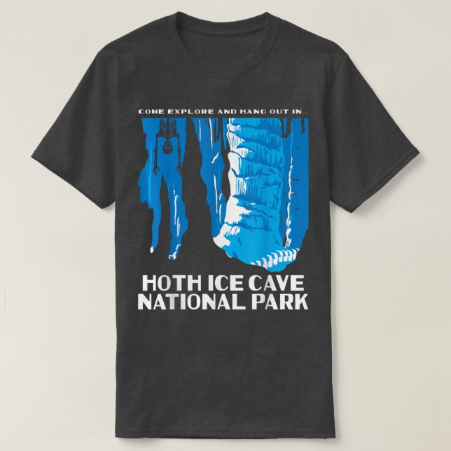 Hoth Ice Cave nationalpark  T Shirt (Design framsida)