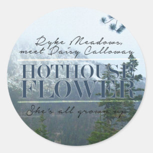 Hothouse Flower Sticker Runt Klistermärke