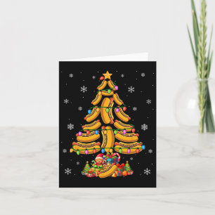 Hothund Julgran Colorful Ljus Funny Food Kort