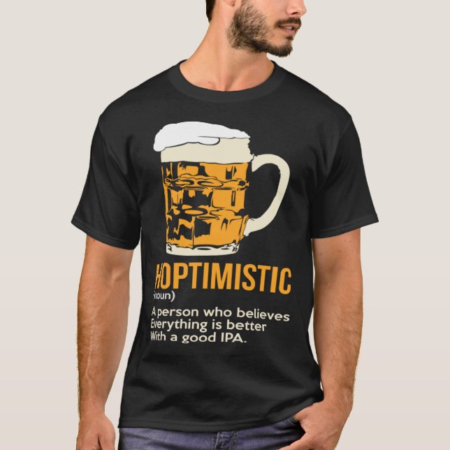 Hotimistisk Skutt Malt Beer oktober Fest Brew T Shirt (Framsida)