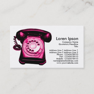 Hotline - Crimson Visitkort