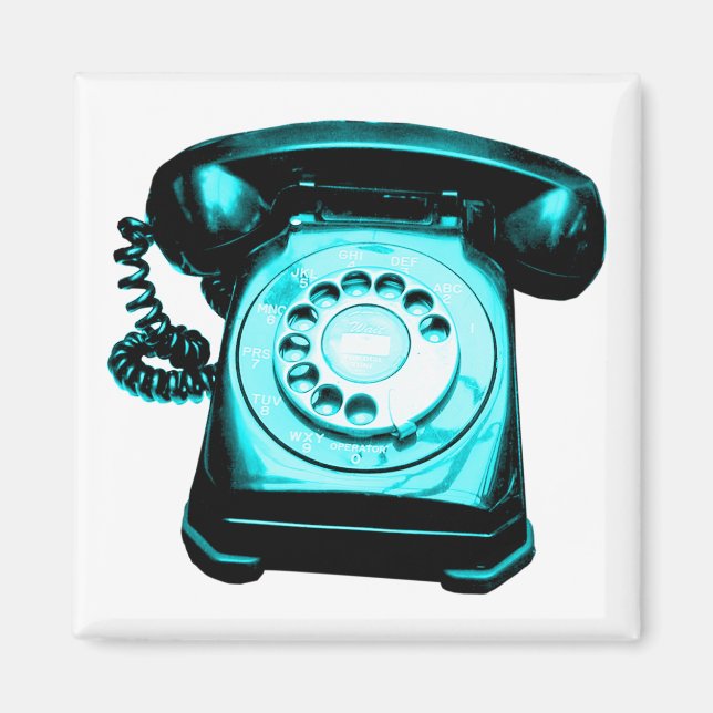 Hotline Cyan Magnet (Framsidan)