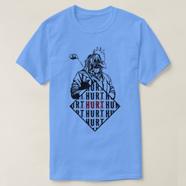 Hotline Miami Chicken Golf Klubb ONTR TShirt 1 T Shirt (Design framsida)