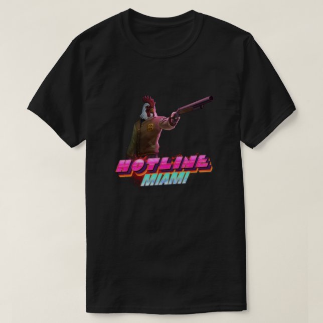 Hotline Miami-Jacka  T Shirt (Design framsida)