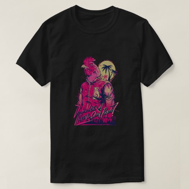 Hotline Miami Richard Classic T Shirt (Design framsida)