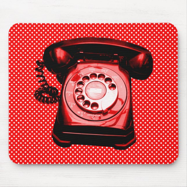Hotline - Red Net Mönster Musmatta (Framsidan)
