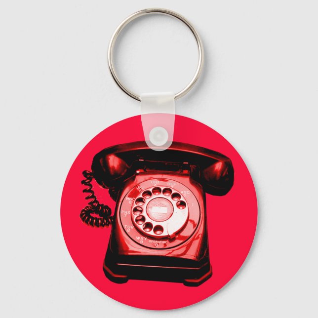 Hotline Red Nyckelring (Framsida)