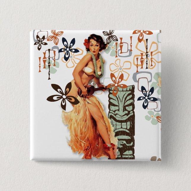 Hötorgskonsten Bitsch: Aloha Oops! Knapp (Framsida)