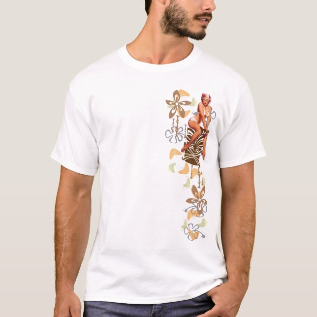 Hötorgskonsten Bitsch: Den Tiki gudinnan T-shirt (Framsida)