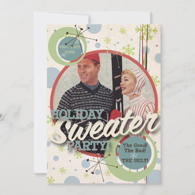 Hötorgskonsten Bitsch: Helgdagtröjaparty! Inbjudningar (Framsida)