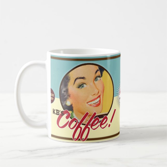 Hötorgskonsten Bitsch: Kbs kaffe! Kaffemugg (Vänster)