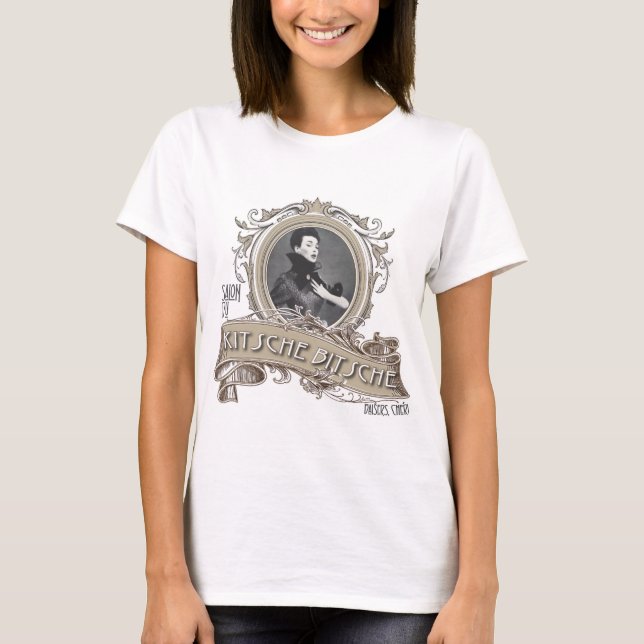 Hötorgskonsten Bitsch: Salong du Kitsche Bitsche Tee Shirt (Framsida)