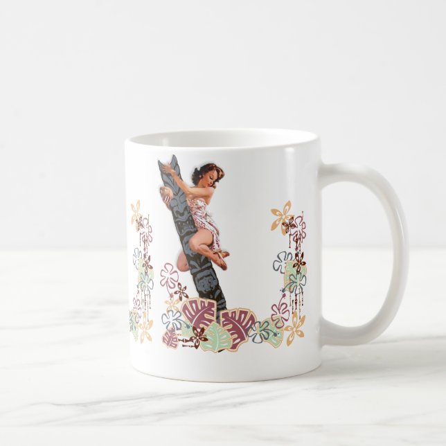 Hötorgskonsten Bitsch: Upp ett Tiki träd! Kaffemugg (Höger)