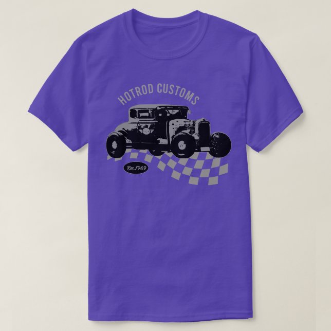 Hotrod-Anpassningsbar T Shirt (Design framsida)