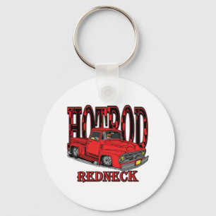 Hotrod Redneck Nyckelring