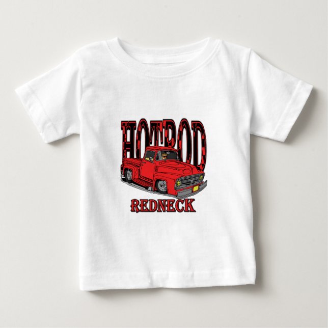 Hotrod Redneck T Shirt (Framsida)