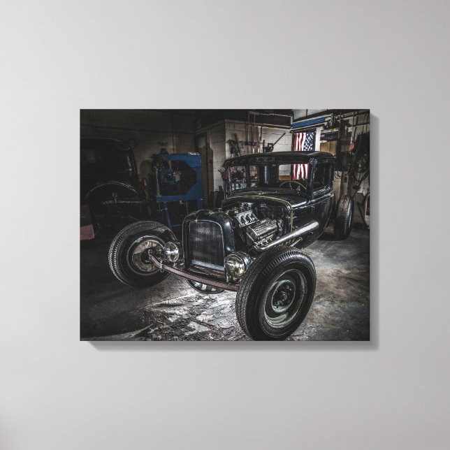 Hotrod Wrapped Canvas (Framsida)