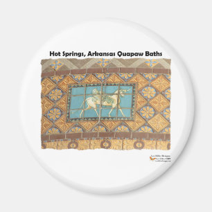 HotSprings, AR Quapaw Dome Tiles II-presentapparat Magnet
