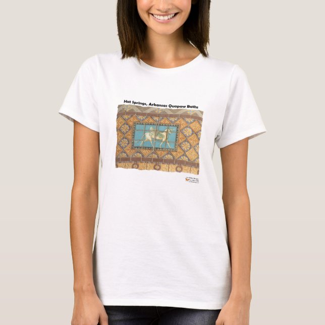 HotSprings, AR Quapaw Dome Tiles II Presentartikla T Shirt (Framsida)