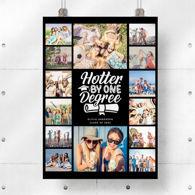 Hotter efter ett graderat Grad-fotokollage Poster (Skapare uppladdad)