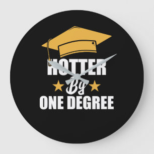 Hotter med en grad funny Student Student Stor Klocka