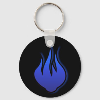 HotterThanFan Blue Flame Nyckelring