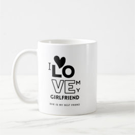 HOTTEST Girlkompis Alert! I Kärlek My GF Award TEX Kaffemugg