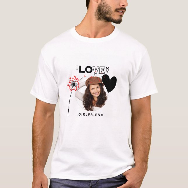 HOTTEST Girlkompis Alert! Photo I Kärlek My GF Awa T Shirt (Framsida)