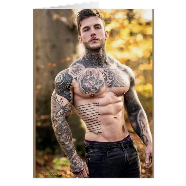 Hottest Hunks på planeten! Dags för jämlikhet! OBS Kort (Framsidan)