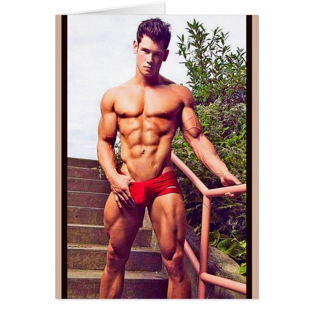 Hottest Hunks på planeten! Dags för jämlikhet! OBS Kort (Framsidan)