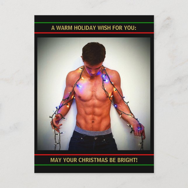 Hottest Hunks på planeten! Dags för jämlikhet! Vykort (Framsida)