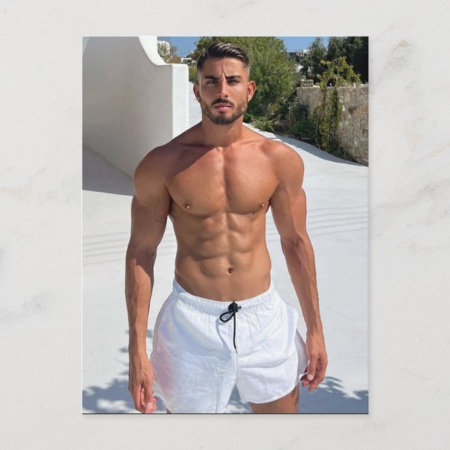 Hottest Hunks på planeten! Dags för jämlikhet! Vykort (Framsida)