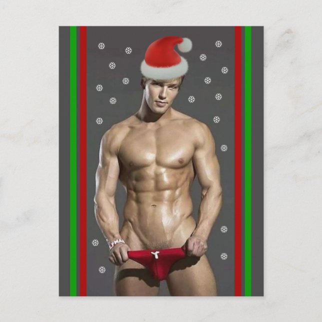 Hottest Hunks på planeten! Dags för jämlikhet! Vykort (Framsida)