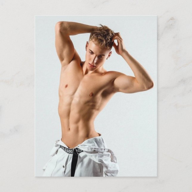 Hottest Hunks på planeten! Dags för jämlikhet! Vykort (Framsida)