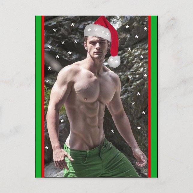 Hottest Hunks på planeten! Dags för jämlikhet! Vykort (Framsida)