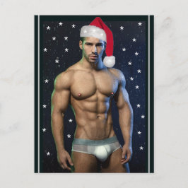 Hottest Hunks på planetens julklapp Helg Vykort