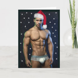 Hottest Hunks på planetens julklapp Kort