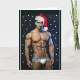 Hottest Hunks på planetens julklapp Kort