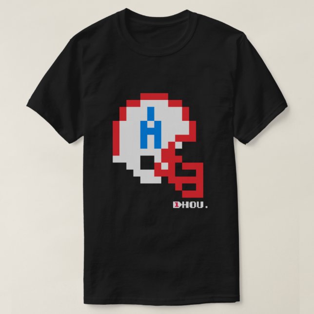 HOU Helmet - Tecmo Bowl Shirt Essential T Shirt (Design framsida)