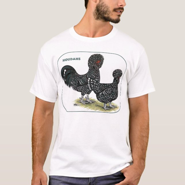 Houdan Chickens Tee Shirt (Framsida)