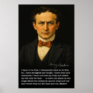 Houdini: Besöket kommer först Poster
