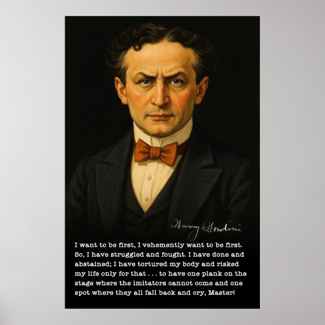 Houdini: Besöket kommer först Poster (Framsidan)