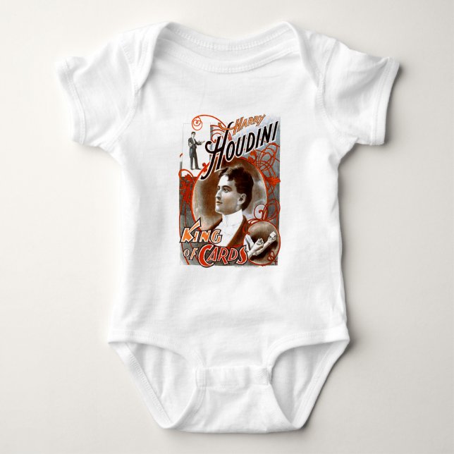 Houdini - kung av kort tee shirt (Framsida)