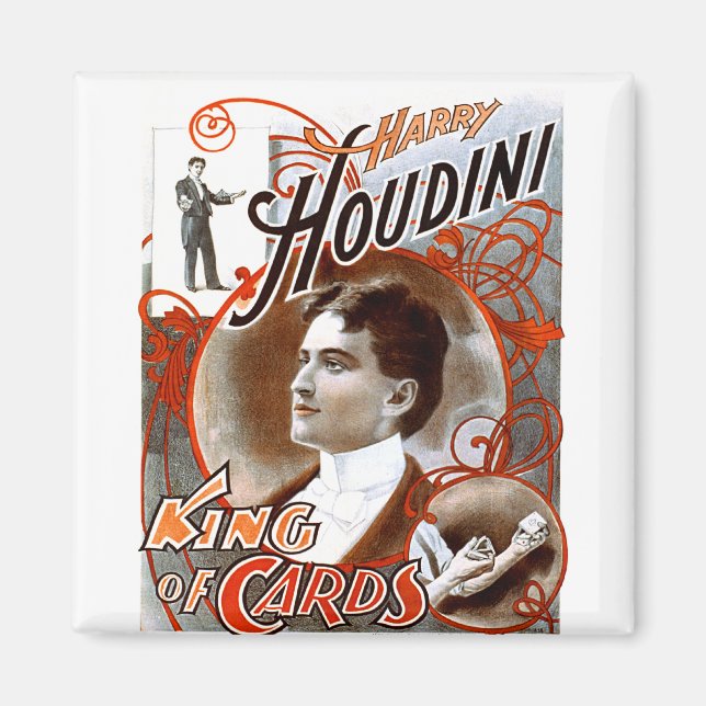 Houdini - Kung i Cards Magnet (Framsidan)