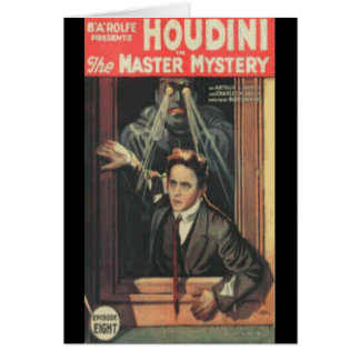 Houdini manen av gåta hälsningskort
