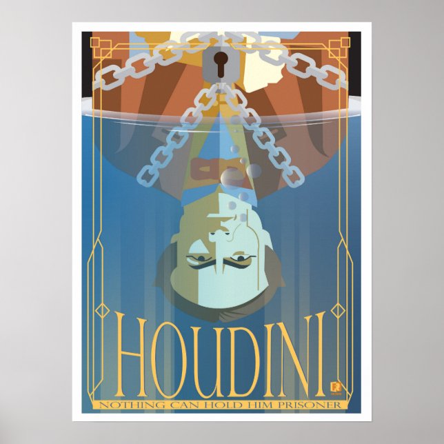 Houdini Master Escape Artist poster (Framsidan)