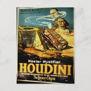 Houdini, Vintage teater för litterära sammandrag Vykort